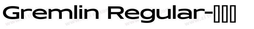 Gremlin Regular字体转换